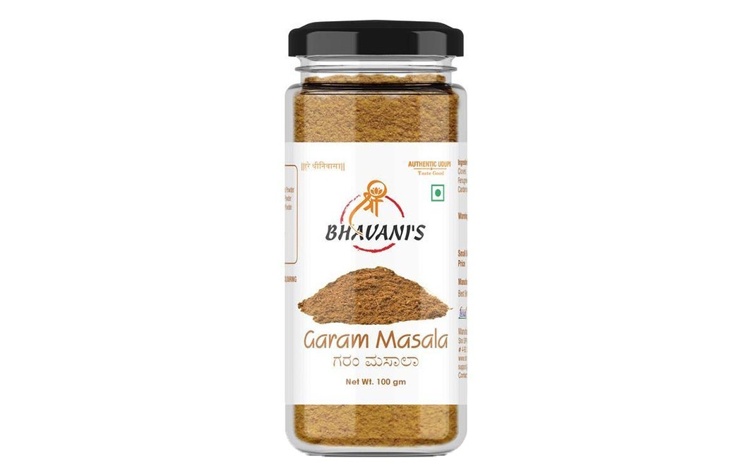 Bhavani's Garam Masala    Glass Jar  100 grams
